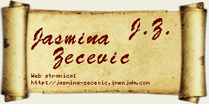 Jasmina Zečević vizit kartica